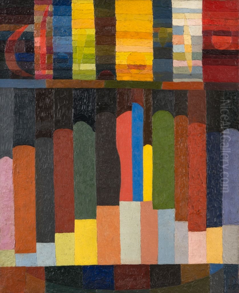 Komposition Oil Painting by Otto Freundlich