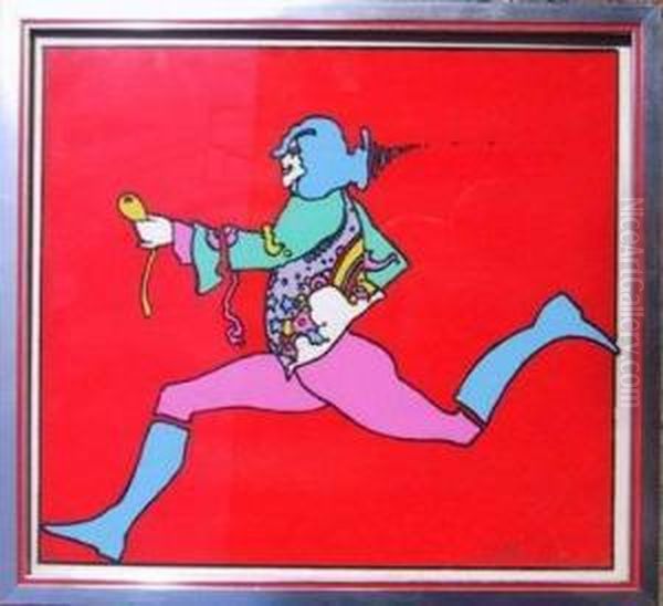 Atlantic Runner Oil Painting by Max Adolf Peter Frey