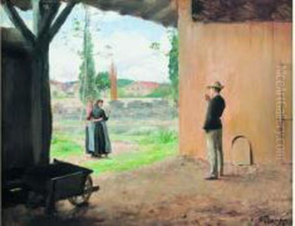 Le Printemps Oil Painting by Friant Emile