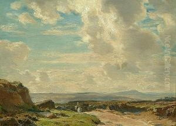 On Dartmoor Oil Painting by Arthur A. Friedenson
