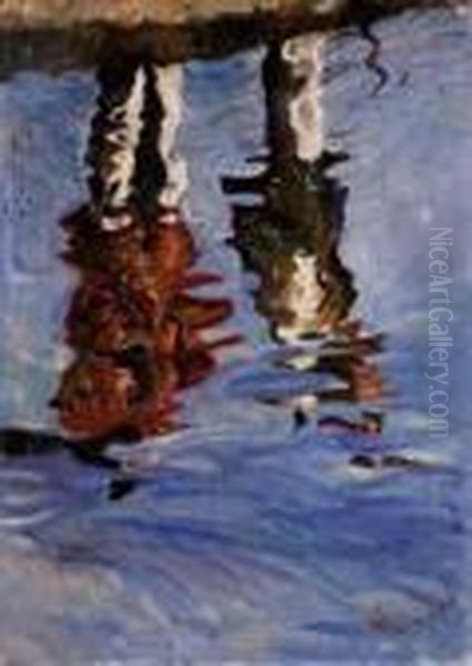 Riflessi Oil Painting by Donato Frisia