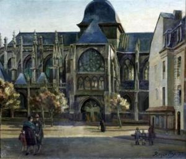 Dieppe Oil Painting by Roger Fry