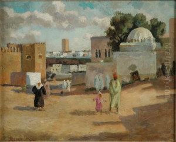 Rabat Oil Painting by Roger Fry