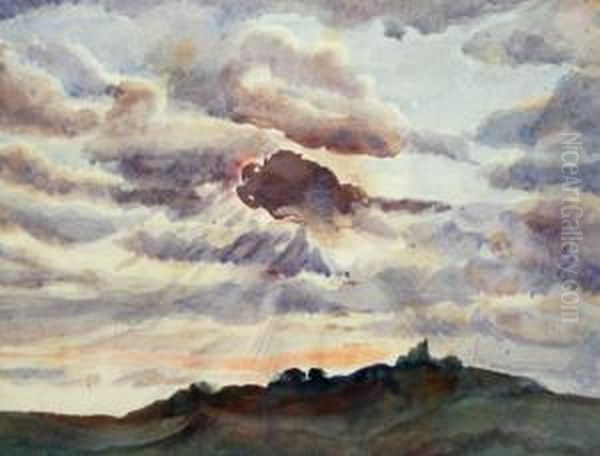 Landscape Oil Painting by Roger Fry