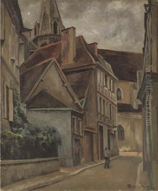 St Jacques, Dieppe Oil Painting by Roger Fry