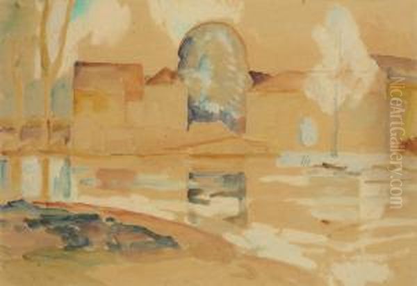 Paysage Oil Painting by Roger Fry