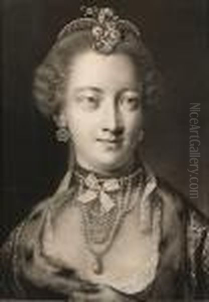 Six Ladies, In Picturesque 
Attitudes, And In Different Dresses Of The Present Mode (chaloner-smith 
20-25) Oil Painting by Thomas Frye