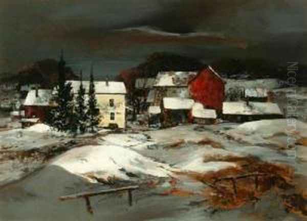 Lewis Hollow Oil Painting by Carl Frederick Gaertner