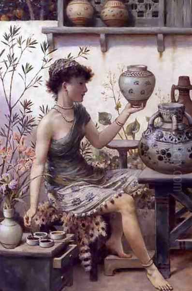 The Potter's Daughter Oil Painting by William Stephen Coleman