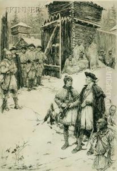 Fort Le Boeuf Oil Painting by Sears Gallagher