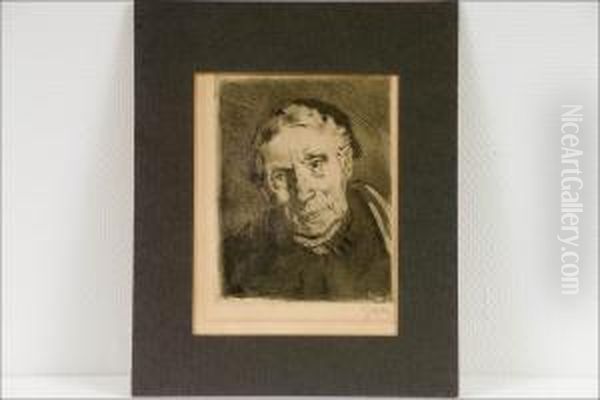 Aiti - Mor. Oil Painting by Akseli Valdemar Gallen-Kallela