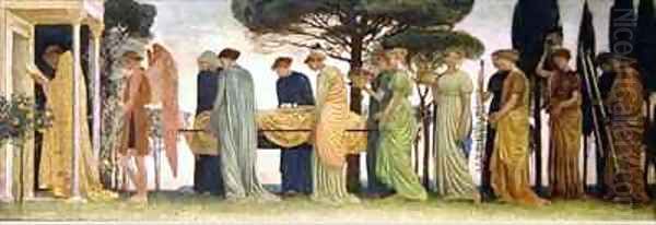 The Death of the Year 2 Oil Painting by Walter Crane