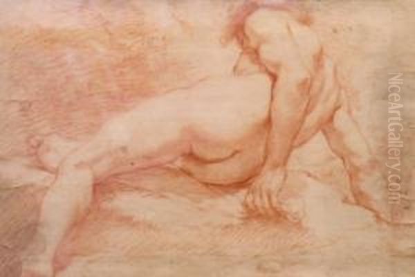 Male Nude Oil Painting by Ubaldo Gandolfi