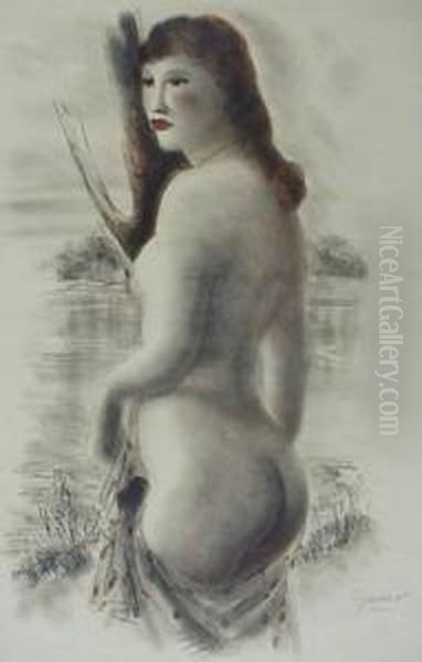 Joyce Oil Painting by Emil Ganso