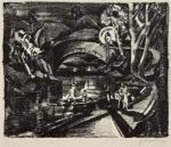 Central Park Oil Painting by Emil Ganso