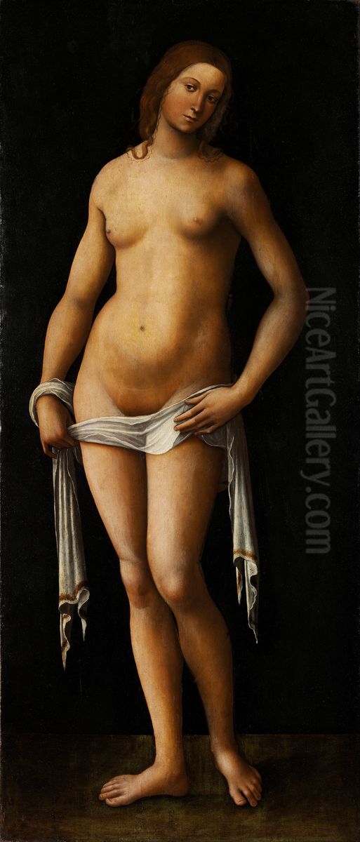 Venus Oil Painting by Lorenzo Costa