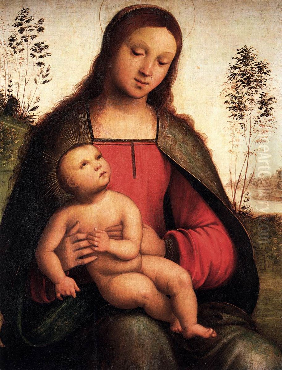 Virgin and Child Oil Painting by Lorenzo Costa