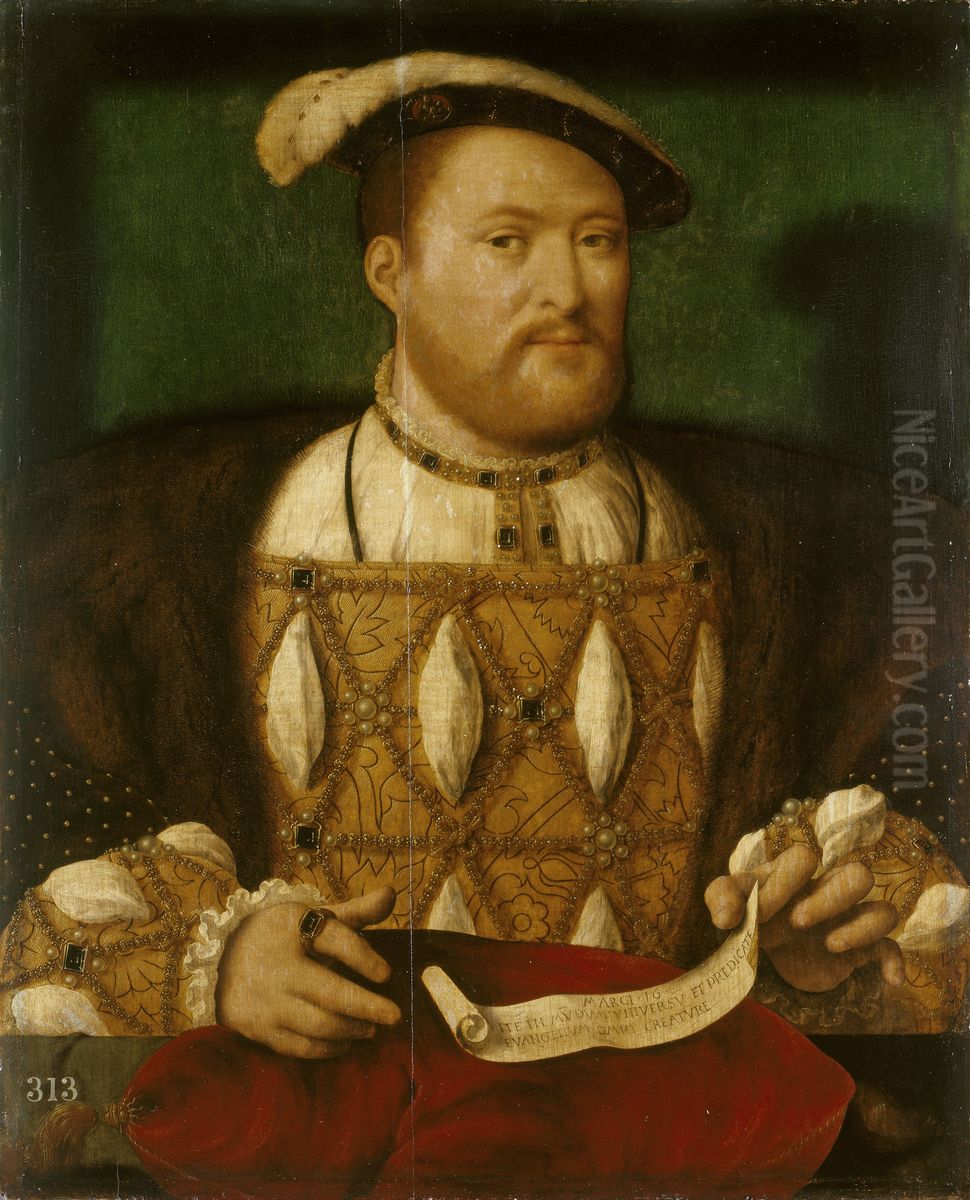 Henry VIII (1491-1547) Oil Painting by Joos Van Cleve