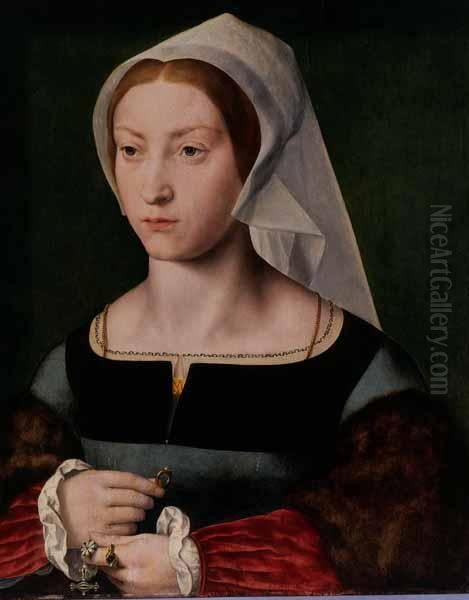 Portrait of a Woman Oil Painting by Joos Van Cleve