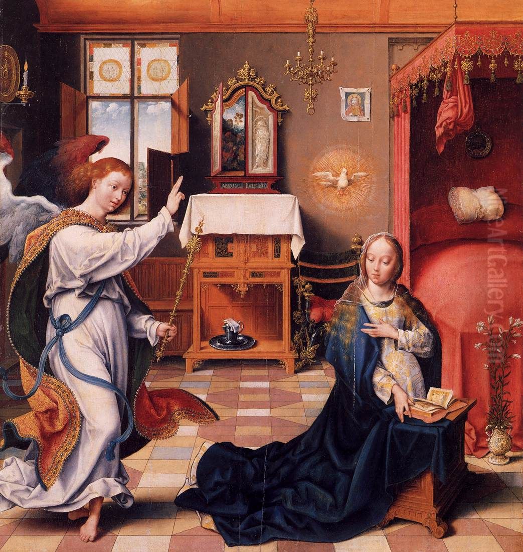 The Annunciation Oil Painting by Joos Van Cleve