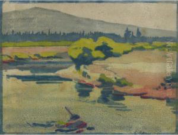 Passaconaway Oil Painting by Eliza Draper Gardiner