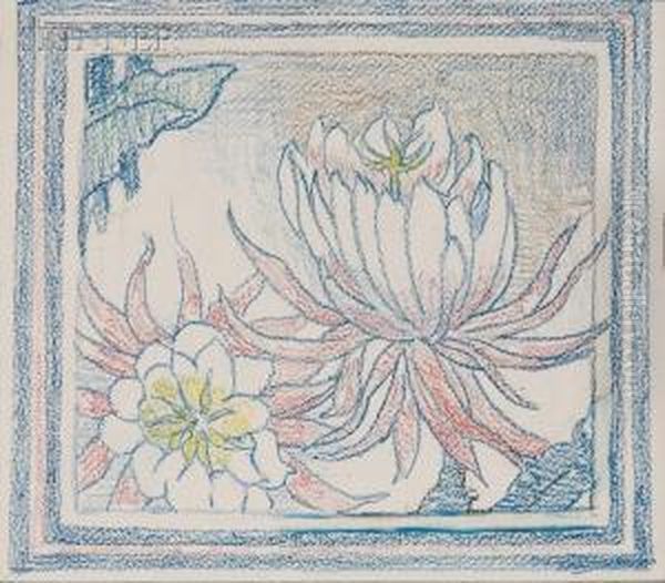 Night Blooming Cereus Oil Painting by Eliza Draper Gardiner