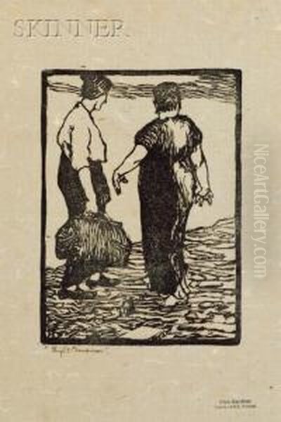 The Bathers Oil Painting by Eliza Draper Gardiner