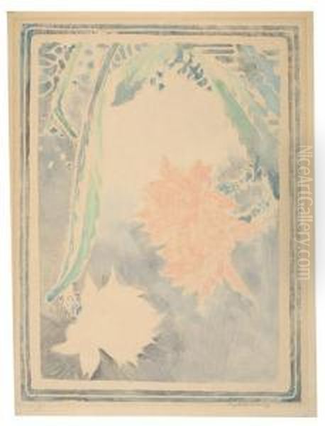 Floral Composition Oil Painting by Eliza Draper Gardiner