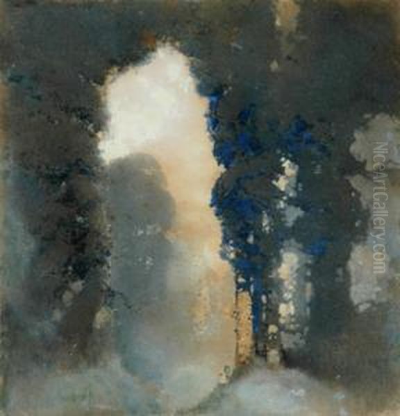 Forrest Arch Oil Painting by Thomas Balfour Garrett