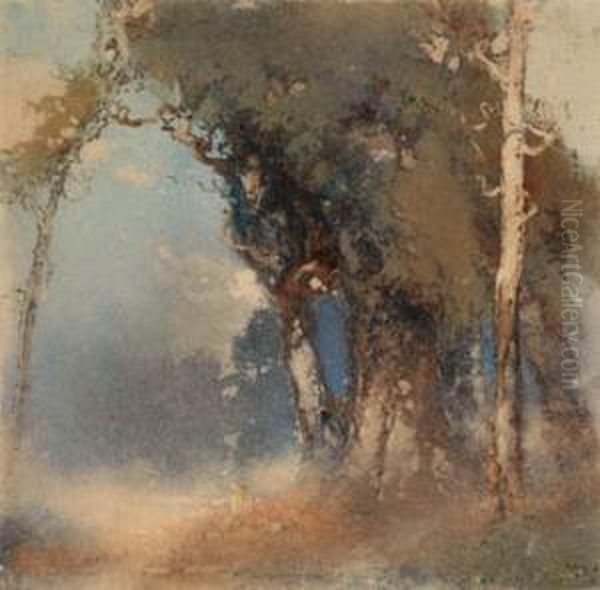 Morning Mist Oil Painting by Thomas Balfour Garrett