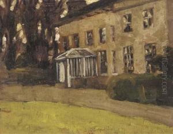 The Artist's Home, Caherconlish, Co. Limerick Oil Painting by Norman Garstin