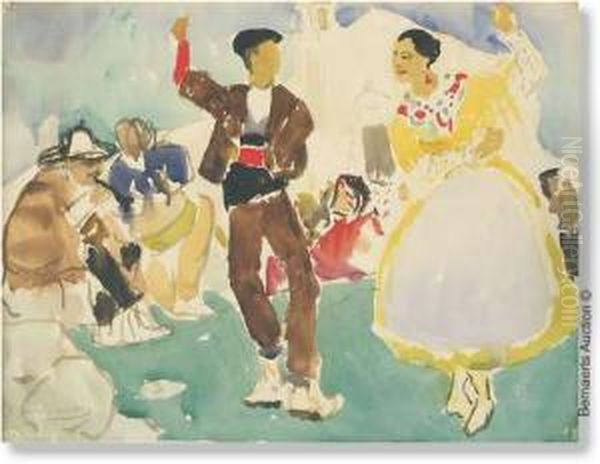 Untitled Oil Painting by Emiel Gastemans