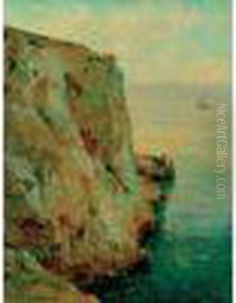 La Corniche Oil Painting by Adolphe Gaussen