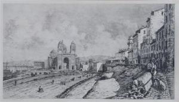 French Scenes Oil Painting by Lucien Marcelin Gautier