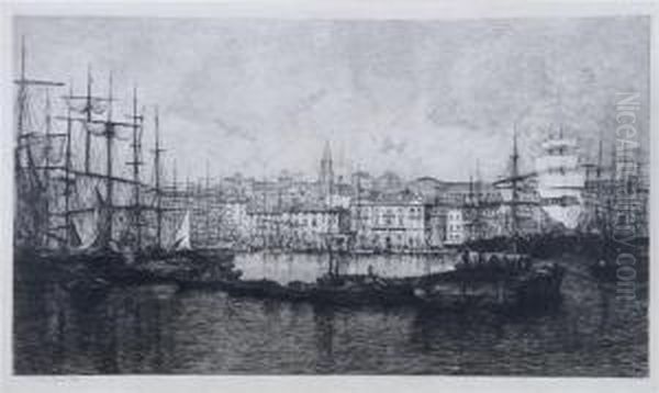 French Scenes Oil Painting by Lucien Marcelin Gautier