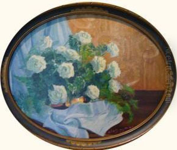 Aix, Fontaine De La Rotonde. Oil Painting by Lucien Marcelin Gautier