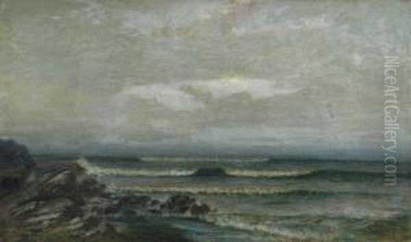 Condition Issues, 
Surface Dirt Oil Painting by George Howell Gay