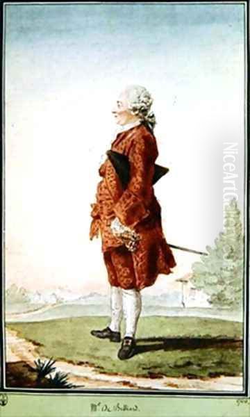Monsieur Belliard Oil Painting by Louis Carrogis Carmontelle