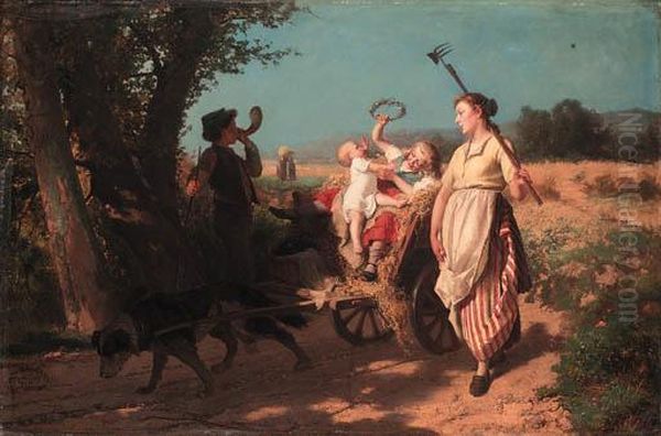 The Centre Of Attention Oil Painting by Theodore Gerard