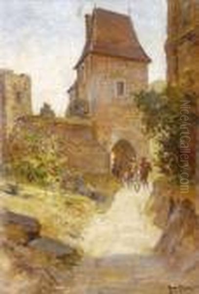 Varbelso Oil Painting by Imre Gergely