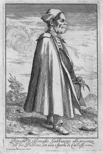 Das Unbeschriebene, Seltene 
Blatt In Einem Ganz Ausgezeichneten, Klaren Druck Mit Randchen Oil Painting by Pier Leone Ghezzi