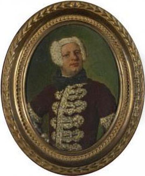 Portrait Of A Gentleman Oil Painting by Vittore Ghislandi