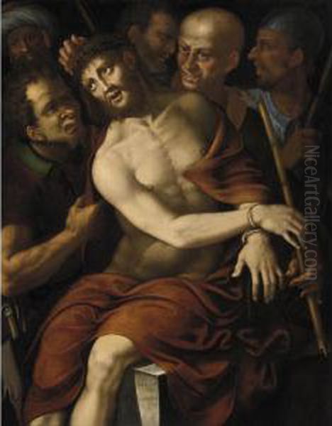 Cristo Deriso Oil Painting by Giampietrino