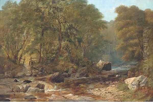 Wensleydale, Yorkshire Oil Painting by James Wilson Carmichael