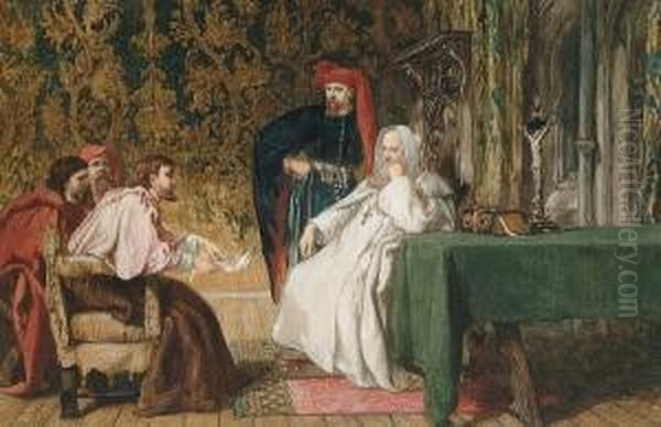 The Archbishop Of York, Lords 
Hastings, Mowbray And Bardolph, Act I, Scene Iii, Henry Iv Part Ii Oil Painting by Sir John Gilbert