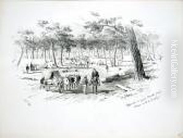 Untitled Oil Painting by Samuel Thomas Gill