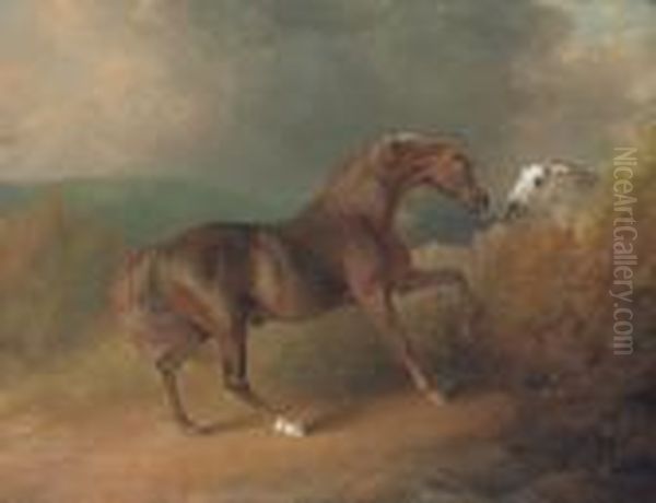 Colonel Thornton's Jupiter Oil Painting by Sawrey Gilpin