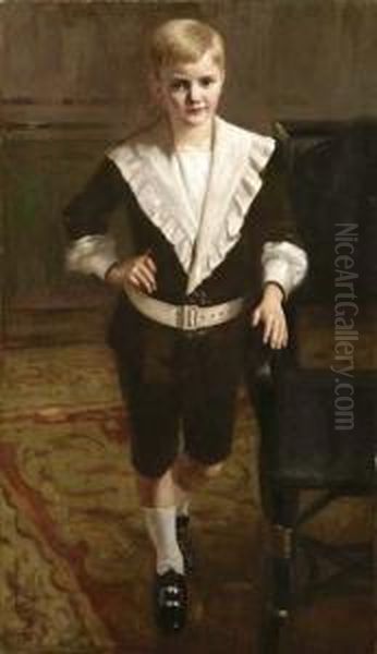 Ritratto Di Charles Oil Painting by Edoardo Gioia