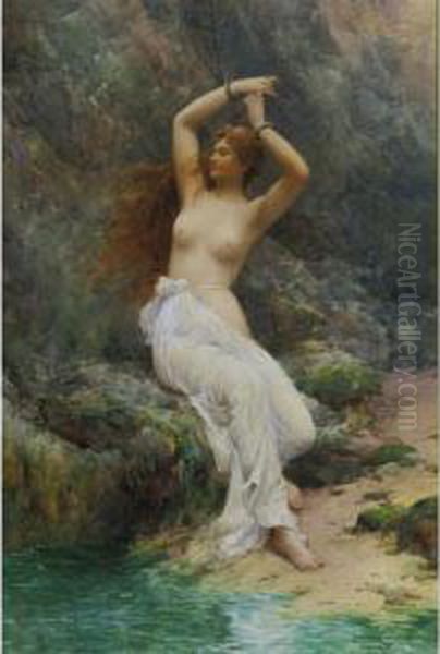 Andromeda Oil Painting by Alfred Glendening