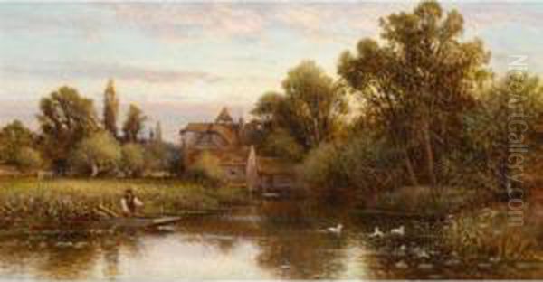 The Ferryman Oil Painting by Alfred Glendening